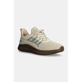 Skechers sneakers BOBS culoarea bej