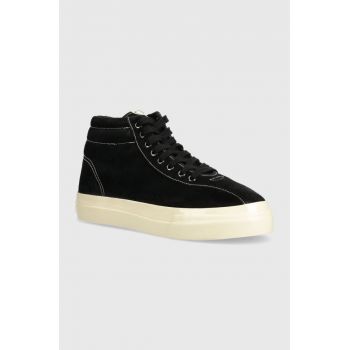 Stepney Workers Club sneakers din piele întoarsă Varden M Suede culoarea negru YA02015-BLACK