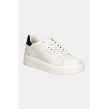 Steve Madden sneakers din piele Fynner culoarea alb, SM12000465