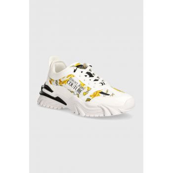 Versace Jeans Couture sneakers New Trail Trek culoarea alb, 77YA3SIB ZS891 G03