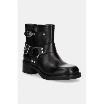 Aldo cizme de piele THRILL femei, culoarea negru, cu toc drept, 13800050 THRILL