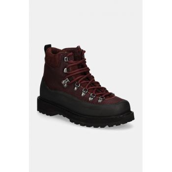 Diemme pantofi Roccia Vet Sport femei, culoarea bordo, cu toc plat, DI24FWRVW-F02X059BOR