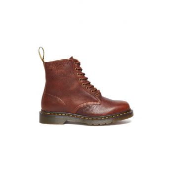 Dr. Martens bocanci de piele 1460 Pascal Ambassador femei, culoarea maro, cu toc plat, DM31976253