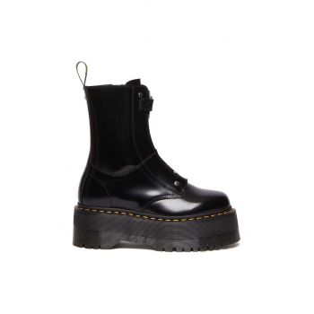 Dr. Martens cizme de piele Jetta Hi Max femei, culoarea negru, cu platforma, DM30976001