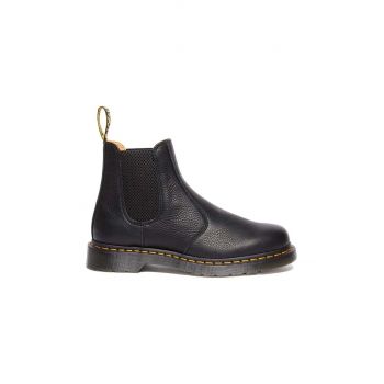 Dr. Martens ghete chelsea de piele 2976 Ambassador femei, culoarea negru, cu toc plat, DM31989001