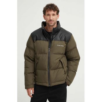 Filling Pieces geacă Puffer Jacket bărbați, culoarea verde, de iarnă, 78616961300