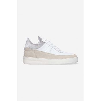 Filling Pieces pantofi de piele întoarsă Low Eva 51325071975 culoarea alb