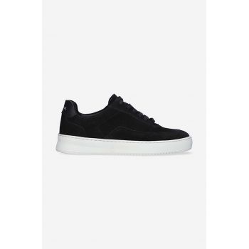 Filling Pieces sneakers din piele întoarsă Mondo Perforated culoarea negru, 46720102006