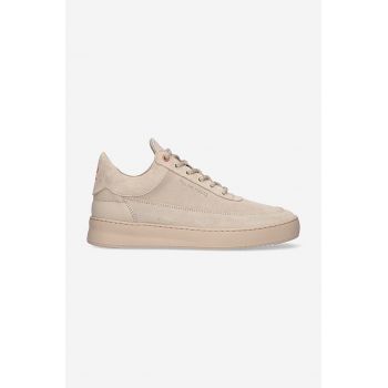 Filling Pieces sneakers din piele Low Eva Suede culoarea maro, 51322791919