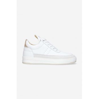 Filling Pieces sneakers din piele Low top Bianco culoarea alb, 10127799988