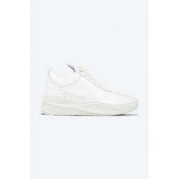 Filling Pieces sneakers din piele Low top Sky Shine culoarea alb, 25528301901