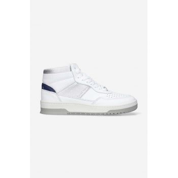 Filling Pieces sneakers din piele Mid Ace Spin culoarea alb, 55333491975