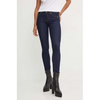 Versace Jeans Couture jeansi femei, culoarea albastru marin, 77HAB5J0 CDW02