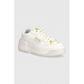 Versace Jeans Couture sneakers din piele Ravewing culoarea alb, 77VA3ST2 ZP305 G03