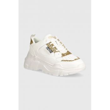 Versace Jeans Couture sneakers Speedtrack culoarea alb, 77VA3SC2 ZP308 G03