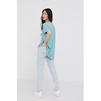 Answear Lab Tricou femei, culoarea verde