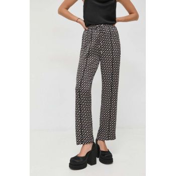 BOSS pantaloni femei, drept, high waist