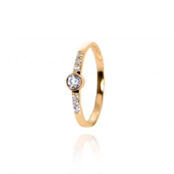 Inel Celestial din AUR 14K cu diamant