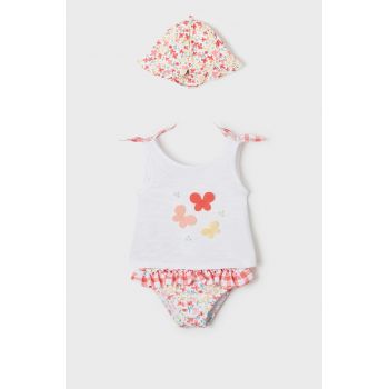 Mayoral Newborn costum de baie copii culoarea roz