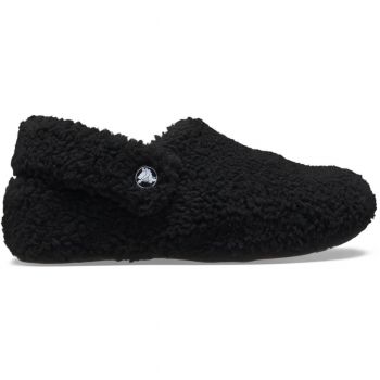 Papuci Crocs Classic Cozzzy Slipper Kids Negru - Black