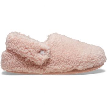 Papuci Crocs Classic Cozzzy Slipper Kids Roz - Pink Clay