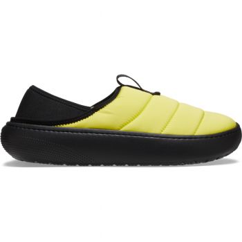 Papuci Crocs Classic Puff Moc Galben - Cyber Yellow/Multi