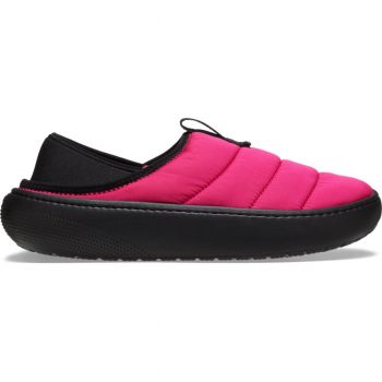 Papuci Crocs Classic Puff Moc Roz - Dragon Fruit/Multi