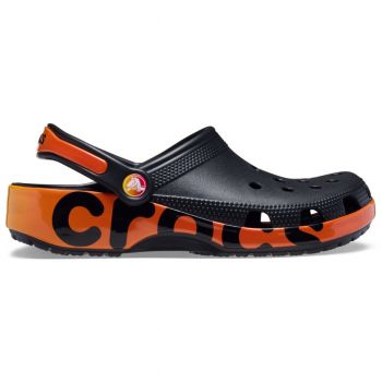 Saboti Crocs Classic Reflector Clog Negru - Black