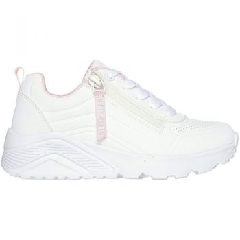 Adidasi Pantofi sport copii Skechers Uno Lite - Easy Zip 310387L-WHT