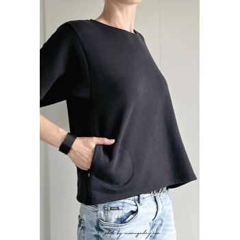 Bluza FUNKY POCKETS, negru