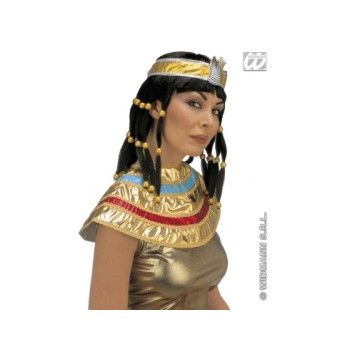 Peruca si guler Cleopatra - Set accesorii carnaval