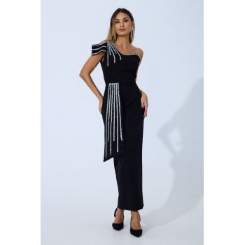 Rochie de ocazie Illusion Neagra