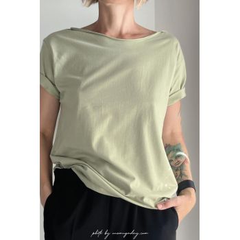 Tricou FUNKY T, verde pastel