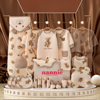 Hăinuțe Cadou Bebe Set 22 Piese Cute Bear - 3-6 luni