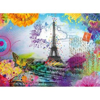 Ravensburger - Puzzle carte postala din Paris 500 piese