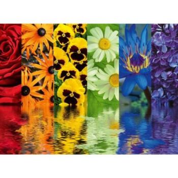 Ravensburger - Puzzle reflexia florilor 500 piese design nou