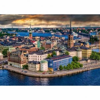 Ravensburger - Puzzle Stockholm Suedia 1000 piese design nou