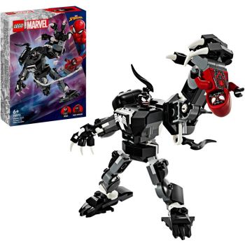 Set De Construit Marvel Super Heroes Venom Mech vs. Miles Morales Negru 76276