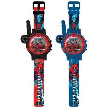 Set SPD40156 Spiderman   Ceas Walkie Talkie2buc Plastic Multicolor