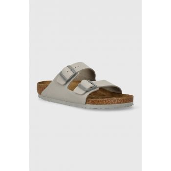 Birkenstock papuci Arizona barbati, culoarea gri, 1027720