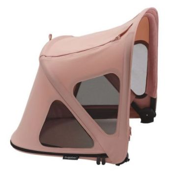 Capotina cu extensie plasa insecte Bugaboo Fox 5 Fox Cub Lynx Morning Pink