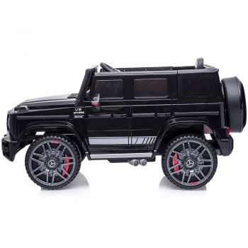 Masinuta electrica Chipolino SUV Mercedes G63 AMG cu scaun din piele si roti EVA black