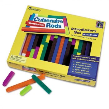 Riglete matematice interconectabile Cuisenaire  , Learning Resources, 5 ani+