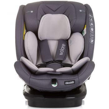 Scaun auto Chipolino Volare I-Size 40-150 cm granite cu sistem Isofix