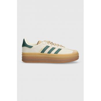 adidas Originals sneakers din piele întoarsă Gazelle Bold culoarea bej, ID7056