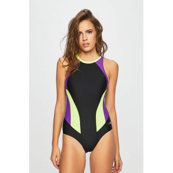 Aqua Speed costum de baie dintr-o bucată Nina culoarea negru, cupa moale