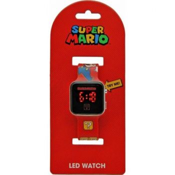 Ceas GSM4107 Super Mario LED  Calendar  Rosu