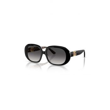 Dolce & Gabbana ochelari de soare femei, culoarea negru, 0DG4476