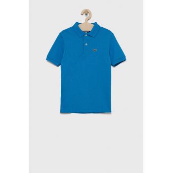 Lacoste tricouri polo din bumbac pentru copii neted