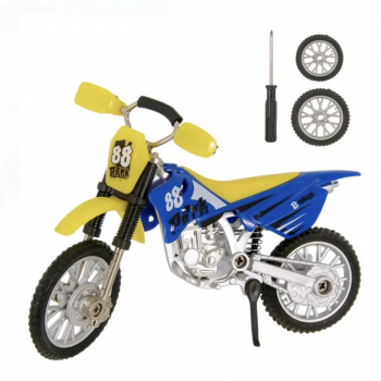 Mini motocicleta de curse cu piese de schimb, 11 cm